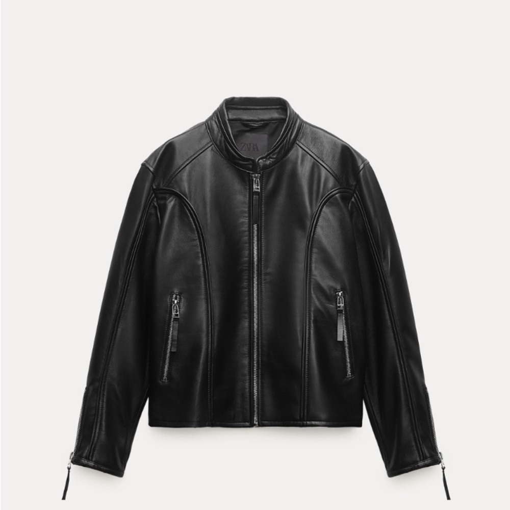 ZIPPERED JACKET ZW LEATHER COLLECTION